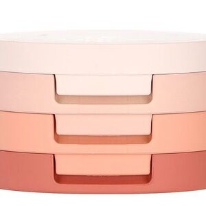 Kaja Beauty Bento Bouncy Chrome, Shimmer & Matte Eyeshadow Trio Peach Madeline